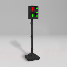 교육용 교통 신호등 기본형