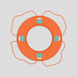 수상 안전 구명환